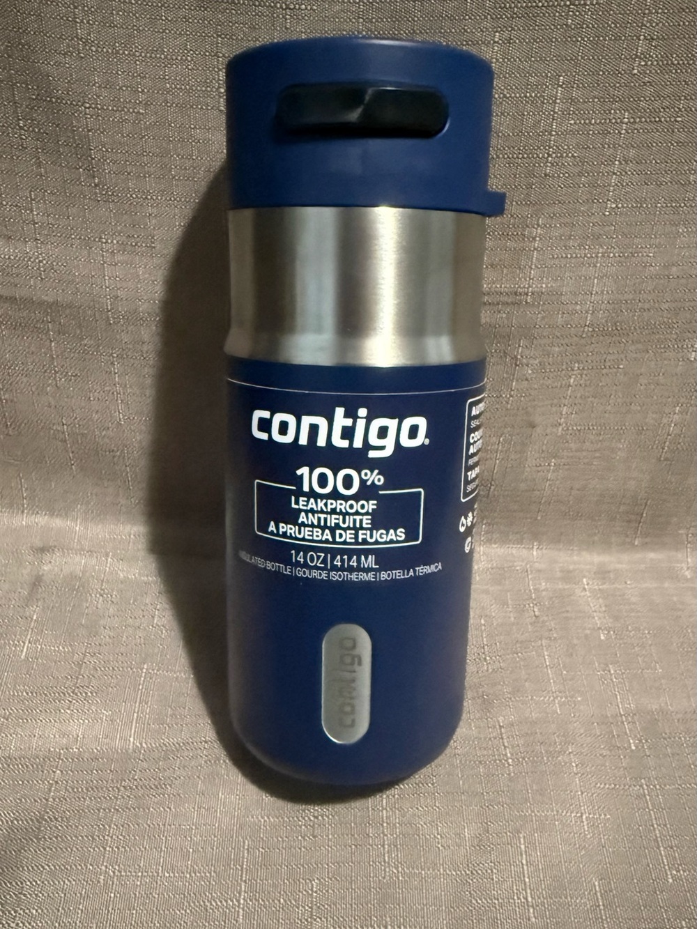 Contigo Navy Blue Stainless Steel Travel Mug